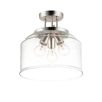 Acadia 3-Light Semi-Flush Mount