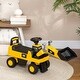preview thumbnail 8 of 8, CAT Licensed Ride-On Excavator for Kids with Functional Shovel & Hidden Storage - Yellow