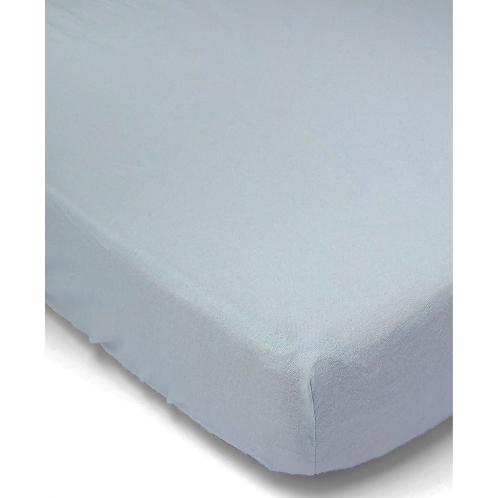 Baby Solid Flannel Crib Sheet