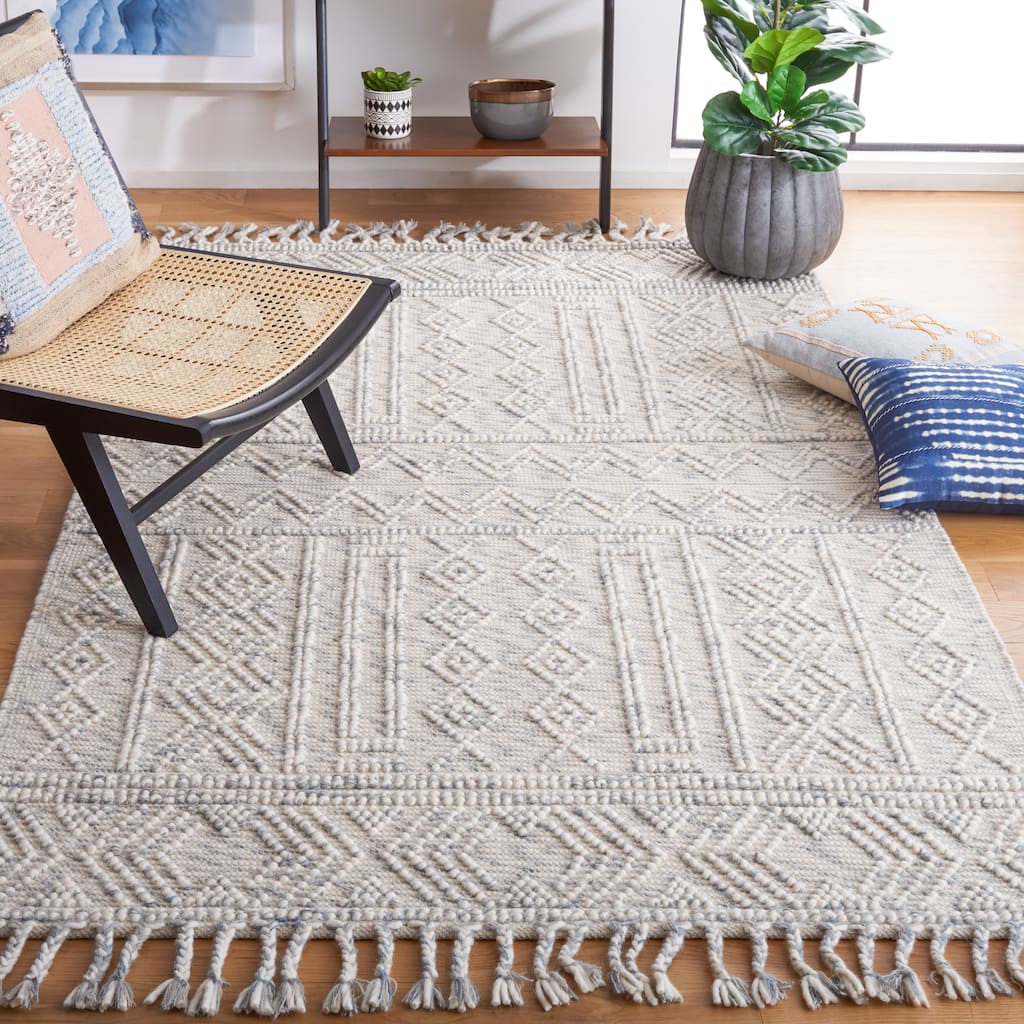 SAFAVIEH Handmade Natura Liberata Geometric Wool Rug