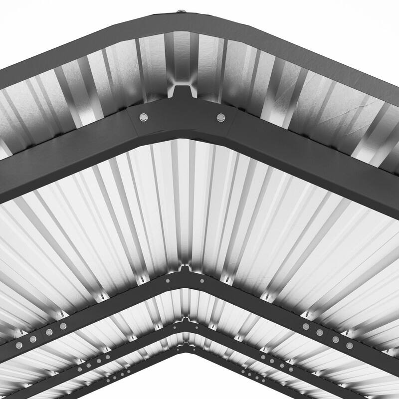 10x15 FT Metal Carport with Enhanced Base and Galvanized Steel Roof, Heavy Duty Outdoor Garage Car Shelter for Car