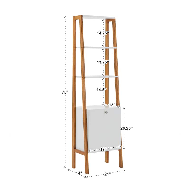 Lyvia 46" Wide Leaning/Ladder Desk by iNSPIRE Q Modern