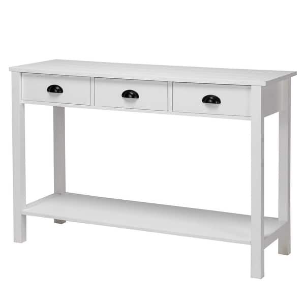 Shop Costway 47 Console Table Hall Table Side Desk Accent Table