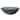 Kraus 14" Clear Black Glass Vessel Bathroom Sink Only