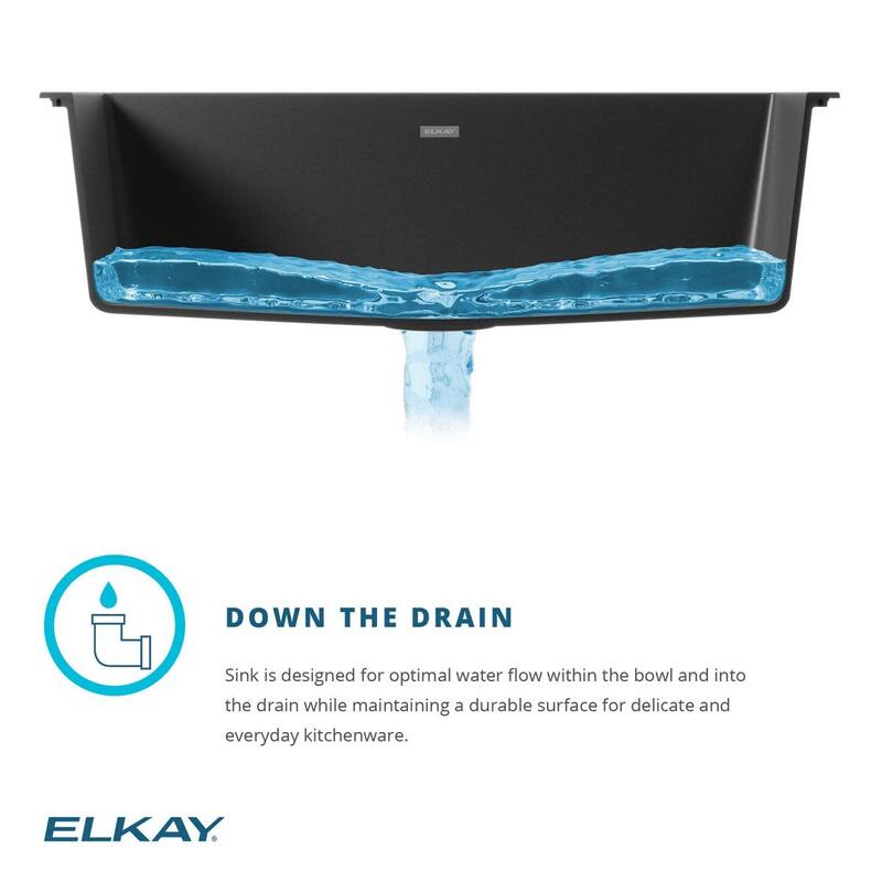 Elkay ELGRU13022 Quartz Classic 29-1/2" Undermount Single Basin Quartz