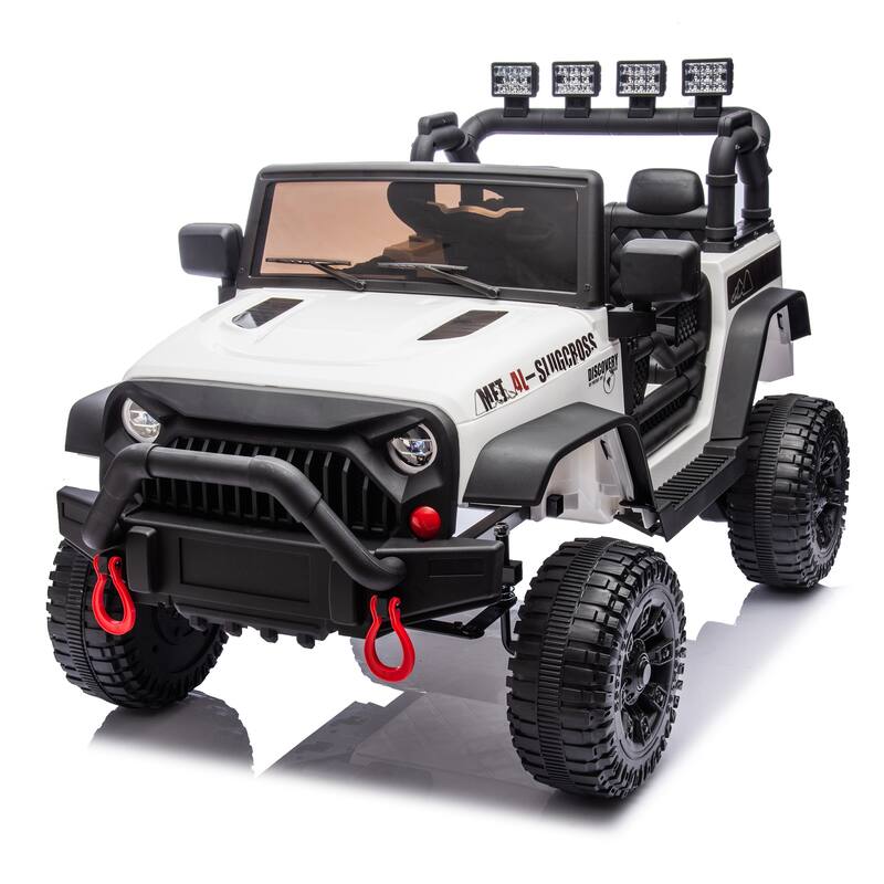 24V Kids Ride On Car W/Parents Remote ControlAdjustable speedLarge display screen,Safety Belt for Kids Aged 3+