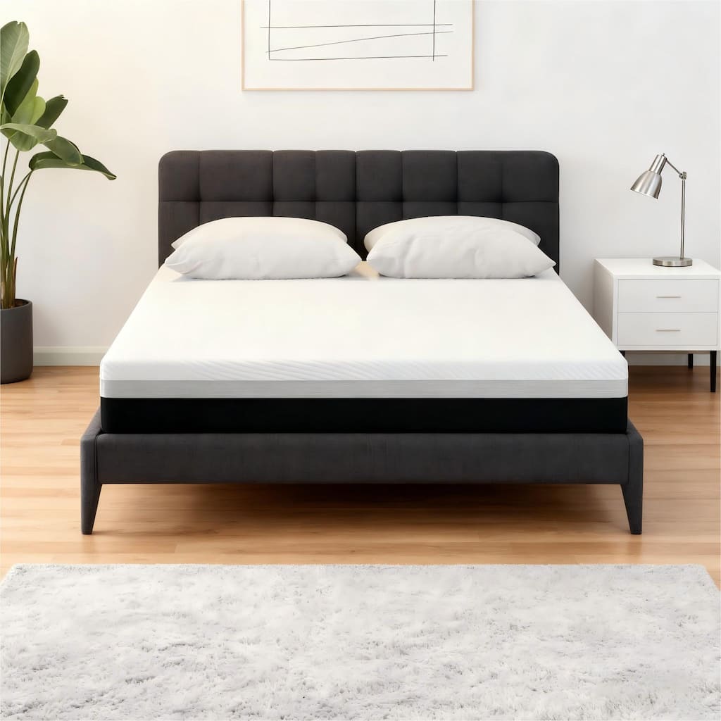 GDFStudio - Thaddeus 12 Inch Ice Memory Foam Queen Size Hybrid Mattress,7 Zone Pocket Springs