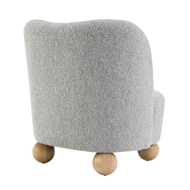 Furniture of America Velra Modern 28-inch Boucle Wing Accent Chair