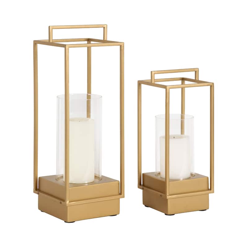 Kate and Laurel Brandt Candle Holder Set