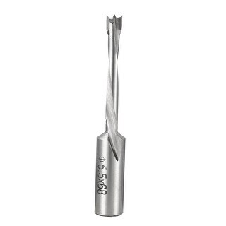 Brad Point Drill Bits for Wood 5.5mm x 68mm Left Turning Carbide ...