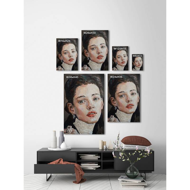 How Lovely Print on Wrapped Canvas