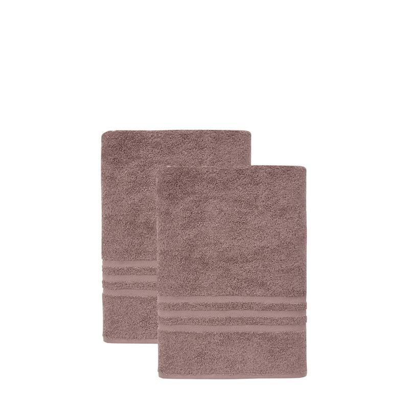 Ozan Premium Home 100% Turkish Cotton Sienna Luxury Collection Bath Towels (Set of 2) - Latte