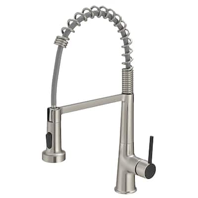 Single-Handle Pull-Down Sprayer Kitchen Faucet with 2-Function Sprayhead