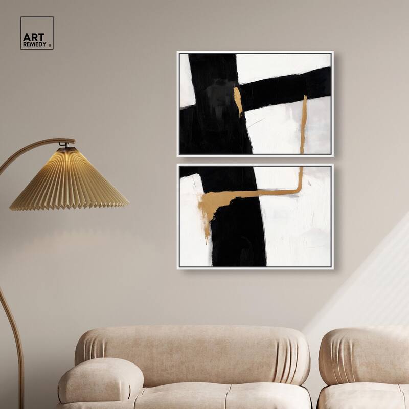 Urban Grid III Canvas Set of 2 by Art Remedy