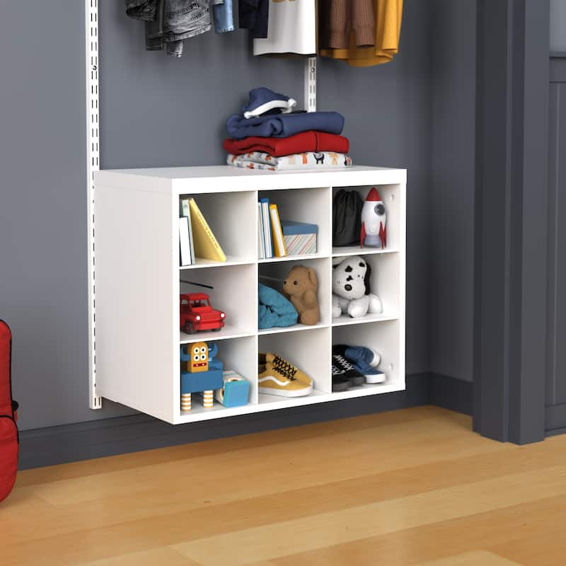 ClosetMaid ShelfTrack Elite 9 Slot Closet Organizer