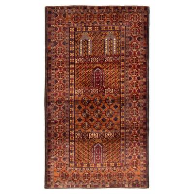 Teimani Brown Rug 3'11" x 7'1" - 3'11 x 7'1