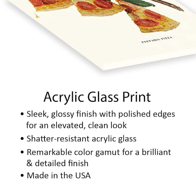 Pizza Plant Print On Acrylic Glass by Jonas Loose