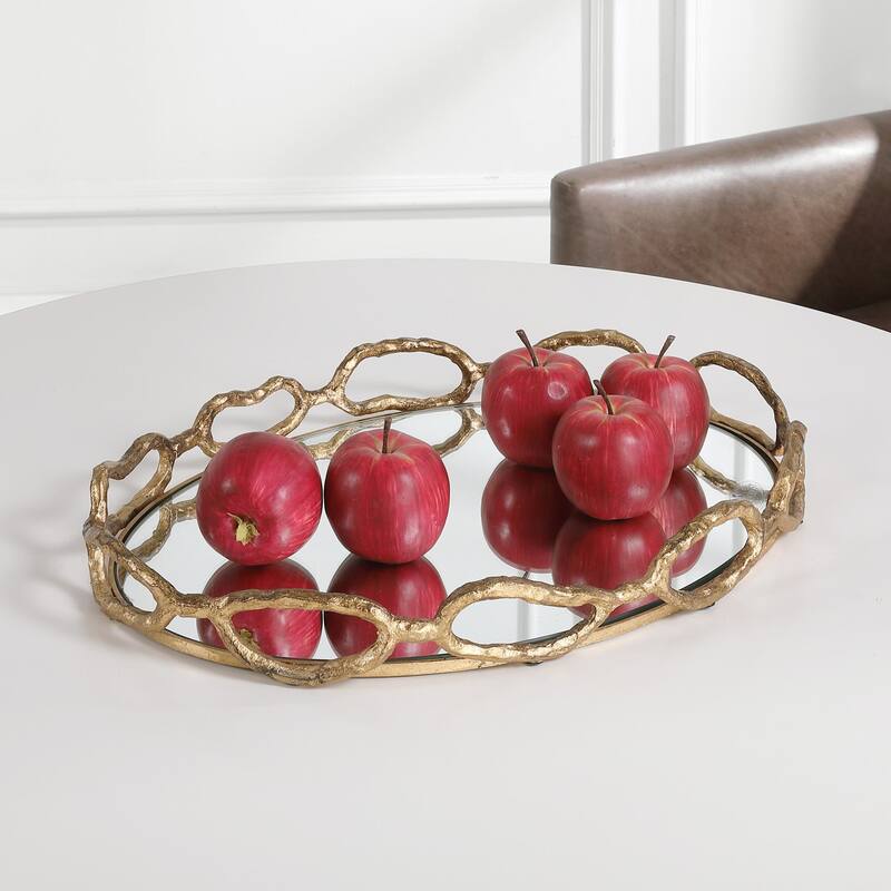 Uttermost 17837 Cable 18-5/8" Wide Iron Tray