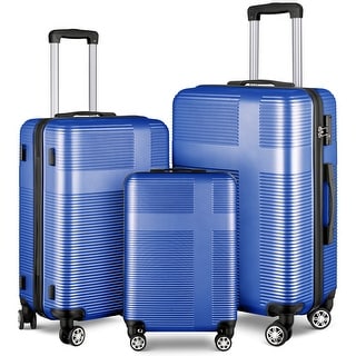 3-Piece Luggage with TSA Lock and Double Wheels, 20