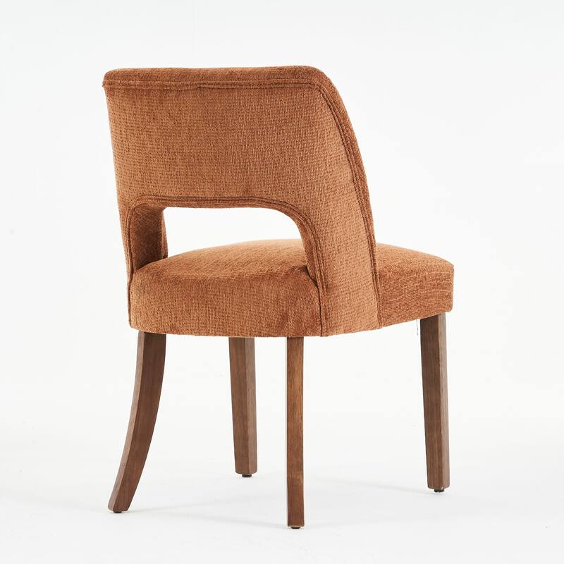 Dining Chairs Set of 2/4/6,Fabric Upholstered Kitchen Chairs with Wood Legs