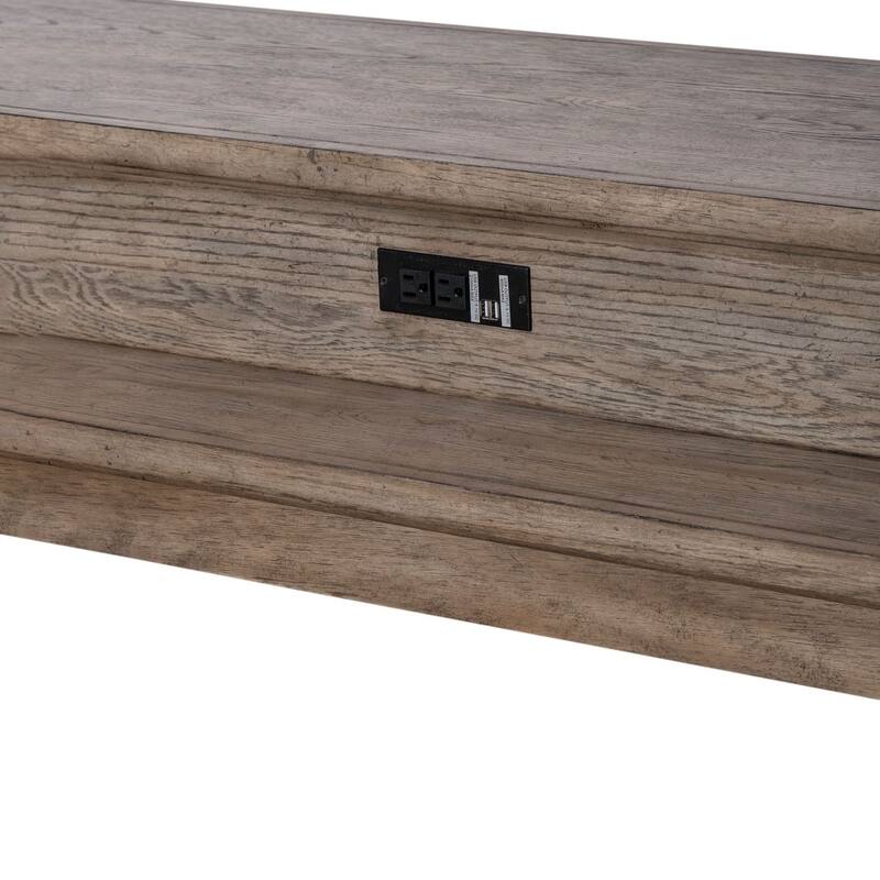 City Scape Burnished Beige 4 Piece Console Table Set