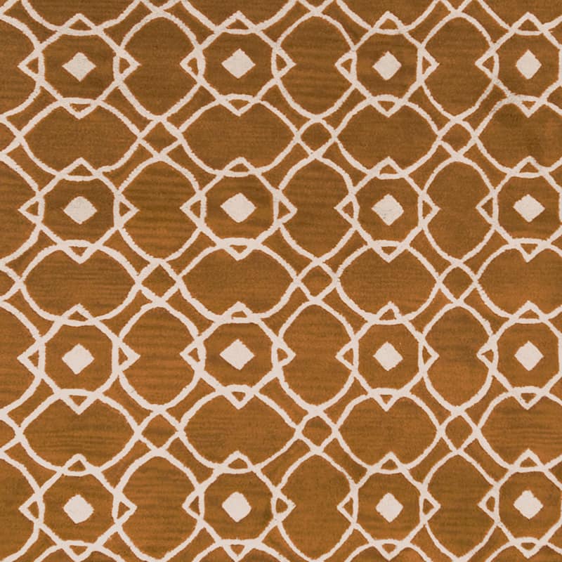 Hand-tufted Karen Contemporary Geometric Wool Area Rug
