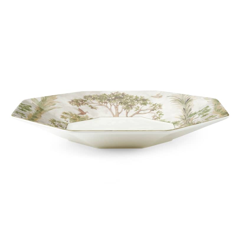 Kit Kemp for Spode Tall Trees Octagonal Platter - 14 Inch