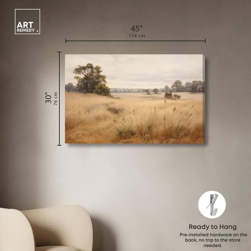 Cogon Grass Breeze II Canvas by Art Remedy, Gallery Wrapped