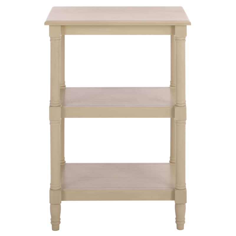 SAFAVIEH Elmira 3-Shelf Accent Table - 19.8" W x 15" L x 30" H - 20"W x 15"D x 30"H
