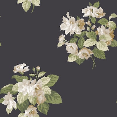 Galerie Wallcoverings Secret Garden Floral Bouquet Non-woven Matte Wallpaper Roll