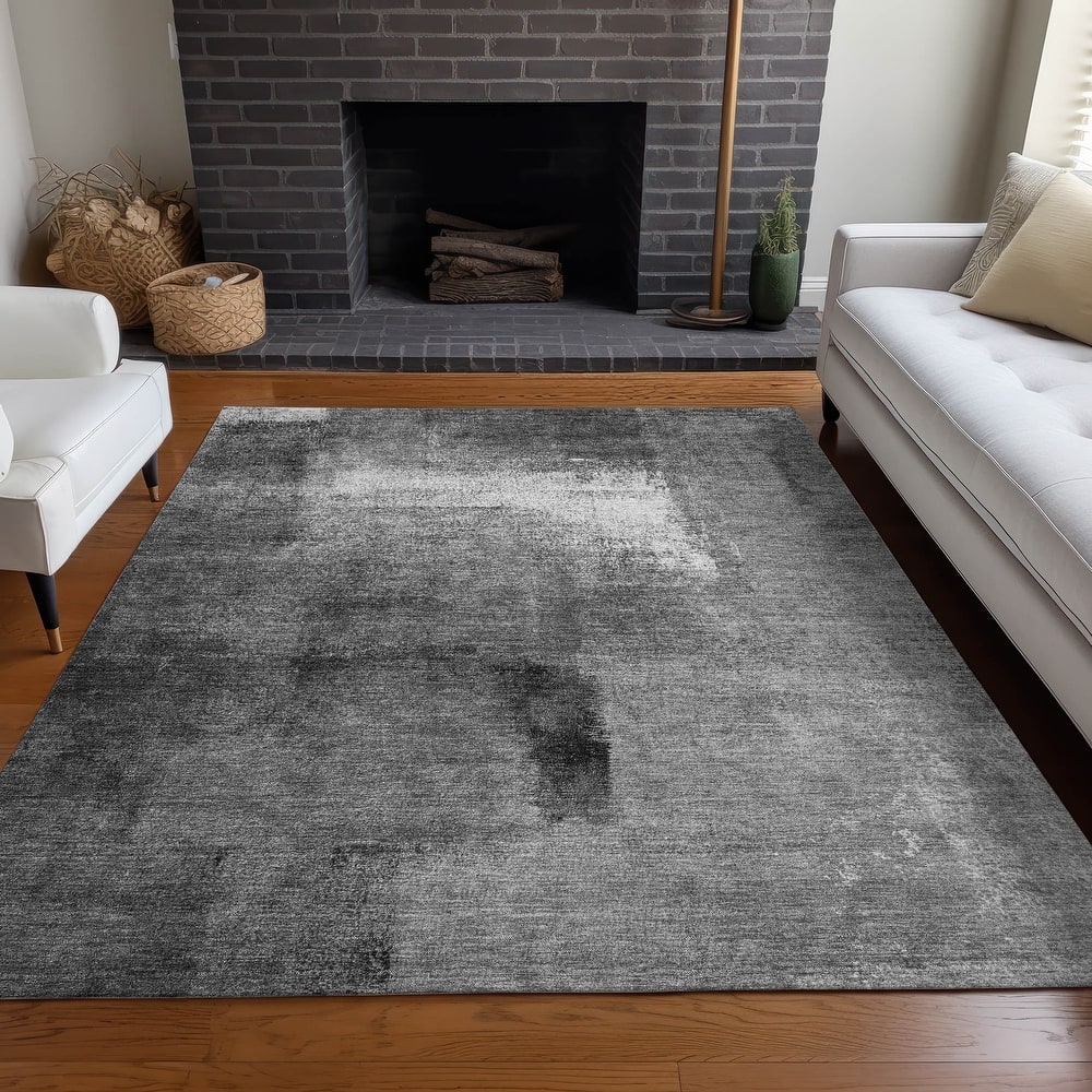 Premium Washable Super Soft Brushstrokes Abstract Mayfield Rug