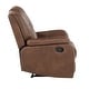 preview thumbnail 5 of 10, Steve Silver Kameryn Faux Leather Manual Recliner
