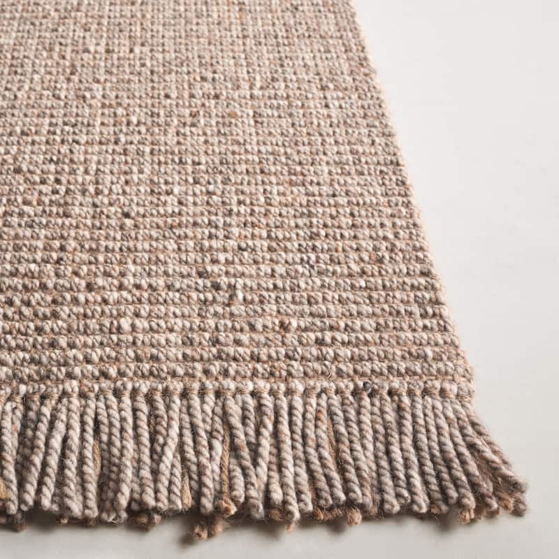 SAFAVIEH Flatweave Natural Wanja Fiber Farmhouse Wool & Jute Rug