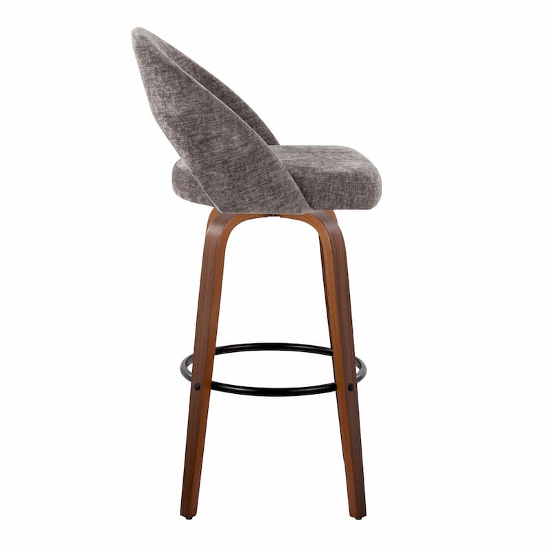 Renee Upholstered 30" Fixed-Height Barstool - Set of 2