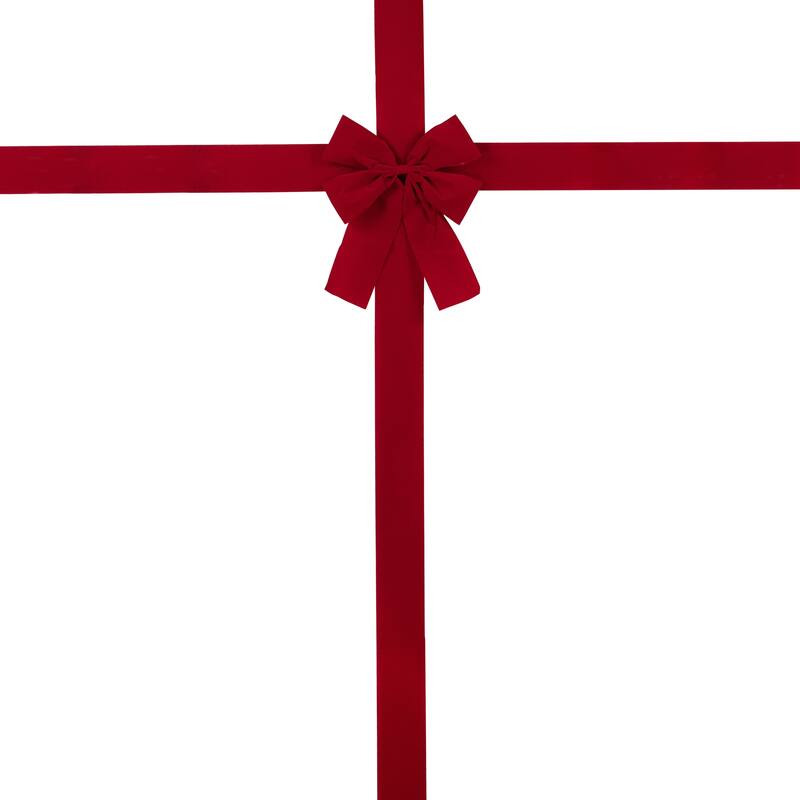 14' Velvet Christmas Door Bow - 168"
