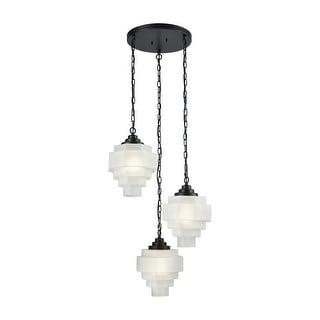 Duke 23-inch Wide 3-Light Mini Pendant in Oil Rubbed Bronze