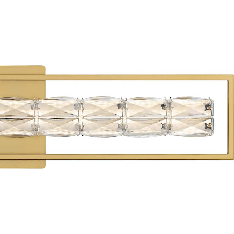 Dazzle Integrated LED Soft Gold Bath Light with CCT Switch