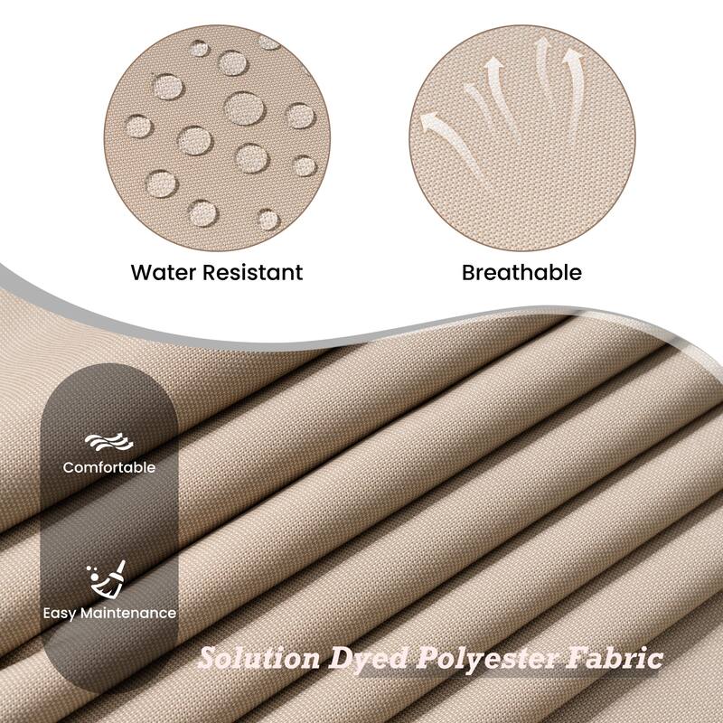 Pellebant Outdoor Patio Chaise Lounge Cushion