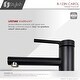 preview thumbnail 7 of 34, STYLISH Single Handle Bathroom Vessel Sink Faucet, Stainless Steel - Faucet Height: 11 5/8" Spout Height: 9 1/8"