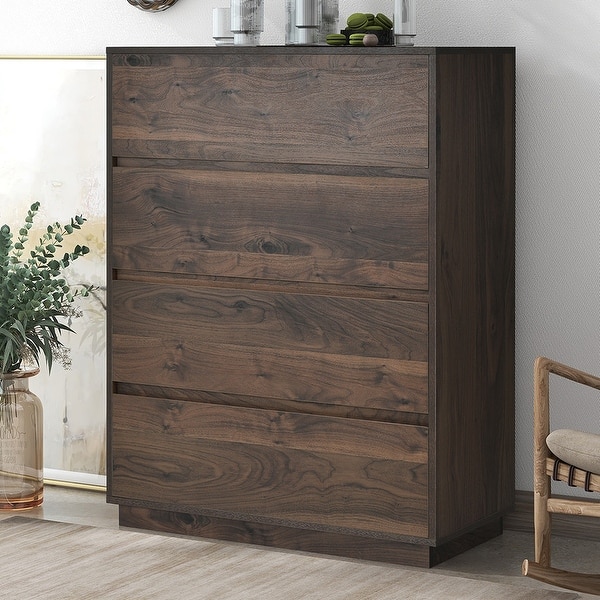 dark brown 4 drawer dresser Mid-Century Modern Drawers Chest in - Bed Bath & Beyond inv-15 what heels to wear Color:Signature Royal Clean and modern design