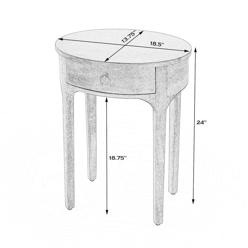 Butler Alinia 1 drawer End Table