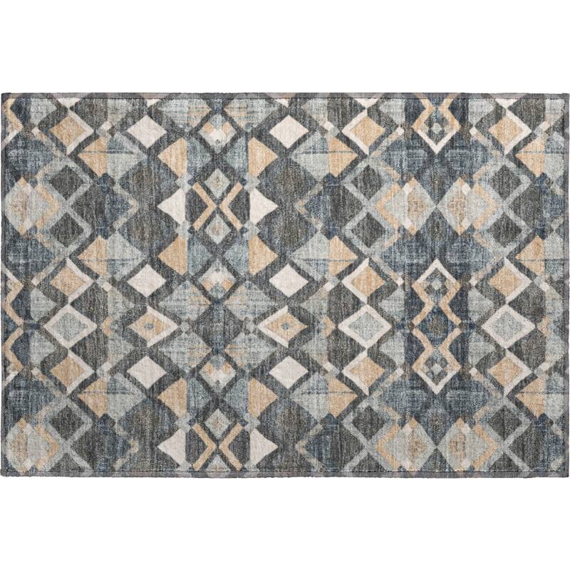 Premium Washable Super Soft Boho Geo Mayfield Rug