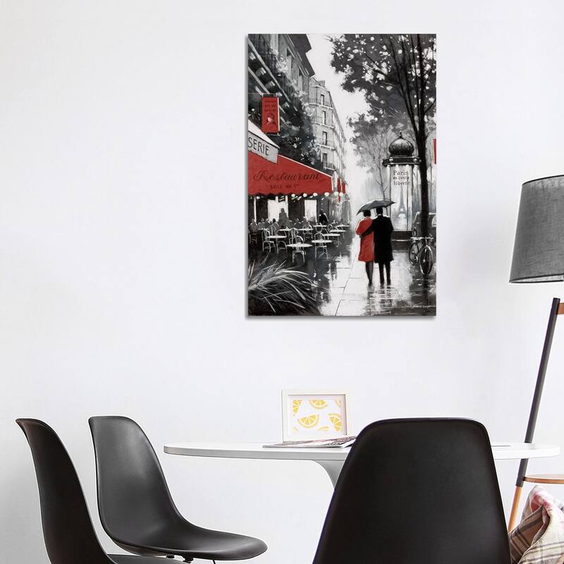 iCanvas "Rainy Paris II" by E.A. Orme Canvas Print - 40x26x1.5