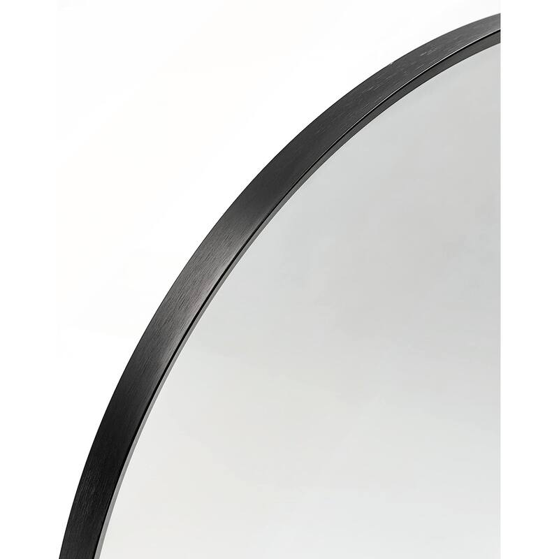 24x36 Inch Metal Framed Arched Bathrrom Mirror