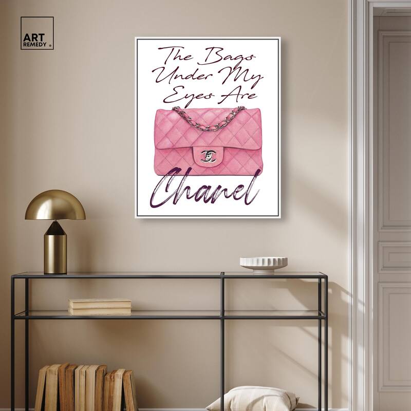 The Bag Under my Eyes Canvas by Art Remedy