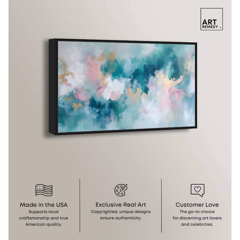 Emerald Sky Canvas by Art Remedy