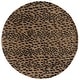 preview thumbnail 24 of 30, SAFAVIEH Handmade Soho Yamina Leopard N.Z. Wool Rug 6' Round - Beige/Brown - Round
