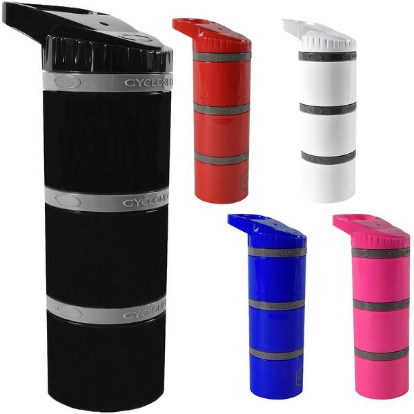 Cyclone Container Cyclone Cup Core Dry Storage Container with CLICK N'GO Pill Compartment ...