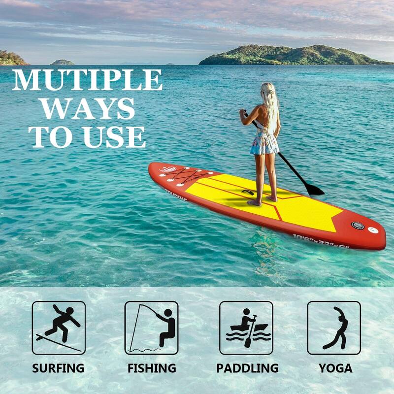 Inflatable Stand Up Paddle Board,Premium Stand Up Paddle Board with Non-Slip Deck Design