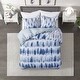 preview thumbnail 6 of 11, Tie Dye Blue Cotton Printed Comforter Set by CosmoLiving
